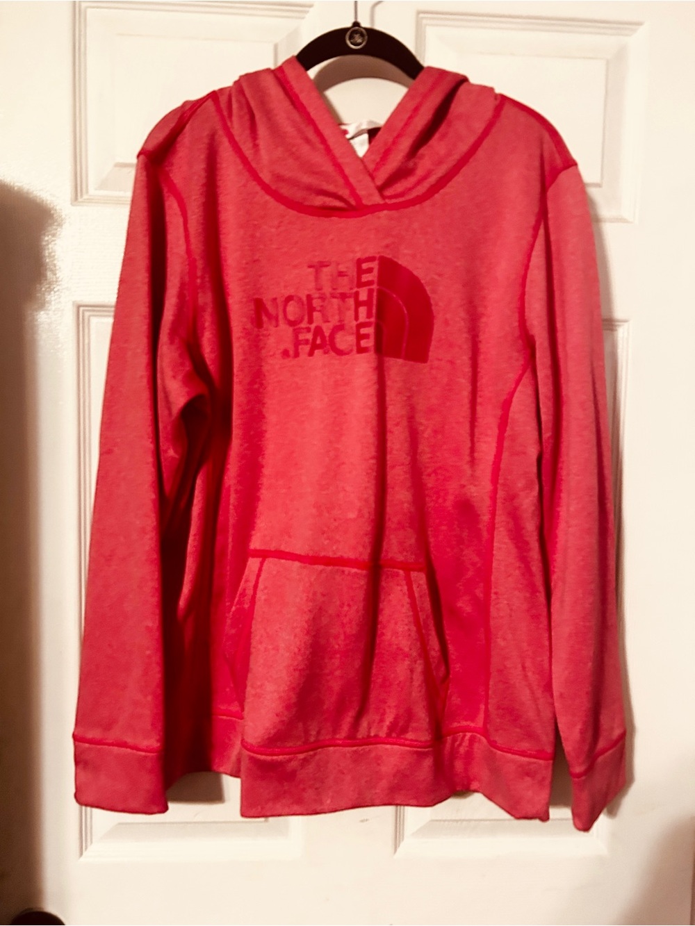 The North Face Heathered Pink Pullover Hoodie